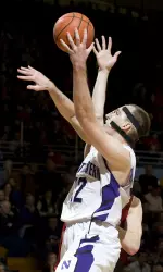 Luka Mirkovic scored 13 points for Northwestern.