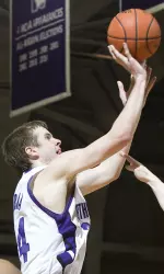 John Shurna scored 11 of his 13 points in the first half on Sunday.