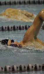 Charlie Rimkus swam a season-best time in the 1,000 free Friday.