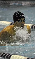 Alex Tyler's third-place finish in the 200 IM was NU's best on Saturday.