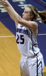 Junior Brittany Orban sank three 3-pointers and finished with 20 points against Penn State Thursday