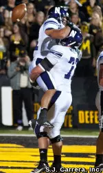 Senior Jeremy Ebert set a career-high for receptions Saturday night at Iowa.