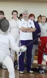 Head coach Laurie Schiller watched his Northwestern fencing team get the year off to a prosperous start Saturday.