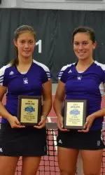 Linda Abu Mushrefova and Nida Hamilton finished as runners-up in the main doubles draw at the ITA Midwest Regional Championships Monday.