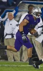 Senior Jeremy Ebert has totaled 34 receptions for 378 yards and four touchdowns in NU's first four Big Ten games.