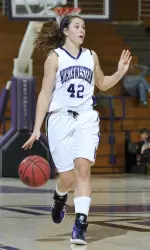 Freshman Karly Roser turned in some monster numbers Friday, scoring 10 pts. and handing out nine assists and recording five steals.