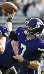 Dan Persa threw for a career-best 372 yards in NU's win over Rice last weekend.