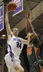 John Shurna scored a game-high 15 points in the Wildcats' season-opening win over UTPA.