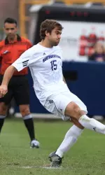 Peter O'Neill scored on a penalty kick at the 62:09 mark in Thursday's NCAA first round match vs. Akron.