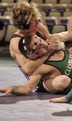 Jason Welch defeated American's Granbayar Sanjaa 8-5 Monday at the NWCA All-Star Classic.