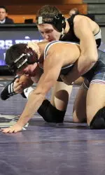 Pierce Harger went 2-0 at the NU Duals with a pin and decision at 165 lbs.