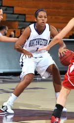 Morgan Jones recorded a career-best 27 points and 11 rebounds in NU's victory over NC State in the Big Ten/ACC Challenge.