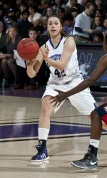 Karly Roser turned in a career-best 14 points Friday evening.