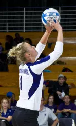 Stephanie Holthus was named MVP in three of Northwestern's four non-conference tournaments this season.
