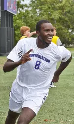 Senior Oliver Kupe was NU's leading scorer in 2011 with eight goals.