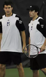 Sophomore Chris Jackman and freshman Raleigh Smith have teamed to post a 5-0 record at No. 3 doubles this season.