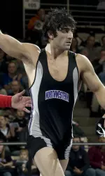 Andrew Nadhir is one of seven NU wrestling seniors who will be honored prior to the Wildcats' match against Wisconsin Friday evening.