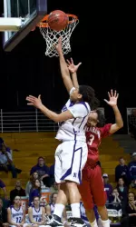 Meshia Reed scored nine points and pulled down seven boards Sunday afternoon.