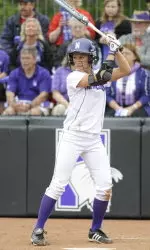 Kristin Scharkey made a pair of tremendous defensive plays in the outfield Saturday to aid in NU's 3-1 win over Oregon State.