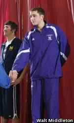 Returning All-American Alex Tyler headlines Northwestern's three-man NCAA Championships contingent.