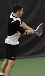 Andrew McCarthy is 9-7 on the year in singles and will play his final home dual match Saturday vs. Michigan.