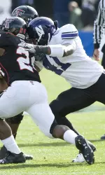 Quentin Davie is among several NU NFL prospects entering this weekend's draft.