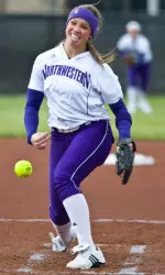Sammy Albanese fired a three-hit shutout Saturday against Wisconsin.