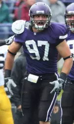 Tyler Scott forced a turnover Saturday in NU's second spring scrimmage.