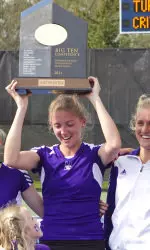 Maria Mosolova defeated her seventh-ranked Wolverine opponent Sunday to help NU win its 13th-straight Big Ten Tournament.