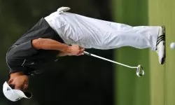 Eric Chun leapt from 90th in the individual standings Tuesday to 36th after a 2-under 70 in Wednesday's second round.