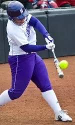 Adrienne Monka led the nation in on-base percentage while ranking sixth with a .461 batting average this season.