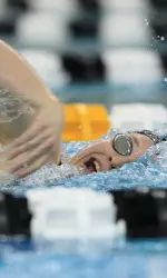 Prior to graduating next Friday, Kate Stephensen will compete in the USA Swimming Open Water 5K National Championship.