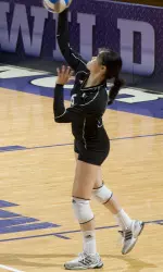 Julie Chin made 24 digs (eight per set) in Saturday night's win at perenially tough Utah. She was named to the All-Tournament Team.