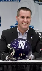 Pat Fitzgerald held his first weekly Monday news conference ahead of this week's game at Boston College.