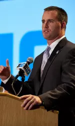 Pat Fitzgerald and the rest of the Big Ten's head coaches will be preparing their teams for nine conference games instead of eight beginning in 2017.
