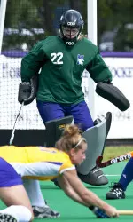 Freshman goalkeeper Maddy Carpenter came up with six saves against third-ranked Maryland on Saturday.