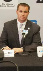 Pat Fitzgerald held his weekly Monday news conference in NU's Nicolet Football Center.