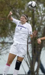 Caroline Dagley scored her first goal of the season Wednesday against Loyola (Chicago).