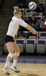 Stephanie Holthus earned her third tournament MVP honor of the season at the Wildcat Classic.