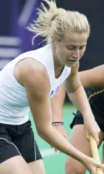 Chelsea Armstrong is Northwestern's new all-time career points leader with 145 and is tied for first in career goals (59).