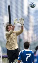 Freshman goalkeeper Tyler Miller has two shutouts in as many collegiate appearances.