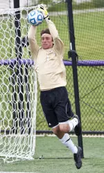 Tyler Miller posted a clean slate in his first collegiate match in goal.