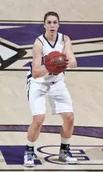 Karly Roser stepped up when she needed to, draining a free throw with 2.4 seconds remaining to lift NU to victory.
