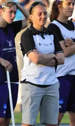 After three seasons on Kelly Amonte Hiller's coaching staff, Ann Elliott has been promoted to associate head coach of the NU lacrosse program.