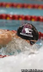 Charlie Rimkus saved his best for last Saturday, winning two huge races against Denver and No. 25 Missouri.