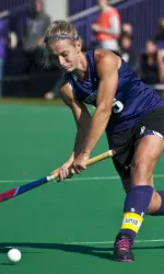 Chelsea Armstrong became the ninth player in Big Ten history to record 100 career goals.