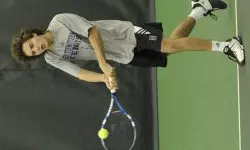 Alberto Zanotti surrendered just four games in rolling to a straight-sets singles win on Saturday.