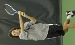 Alberto Zanotti won all three of his matches at the Wildcat Invitational.