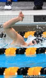 Senior Alex Ratajczyk begins his final home season with two meets this weekend.