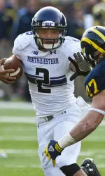 Kain Colter, who rushed for 82 yards at Michigan Saturday, owns three of the top seven rushing performances by a QB in NU history.